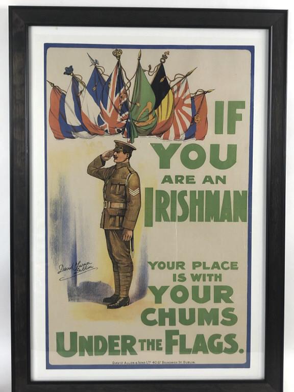 If you are an Irishman, Irish recruiting poster. If you (1 of 5)