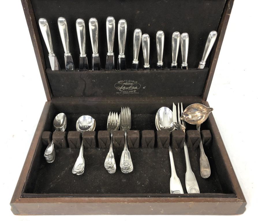 Christofle Partial Silverplated Flatware for 6. (1 of 4)