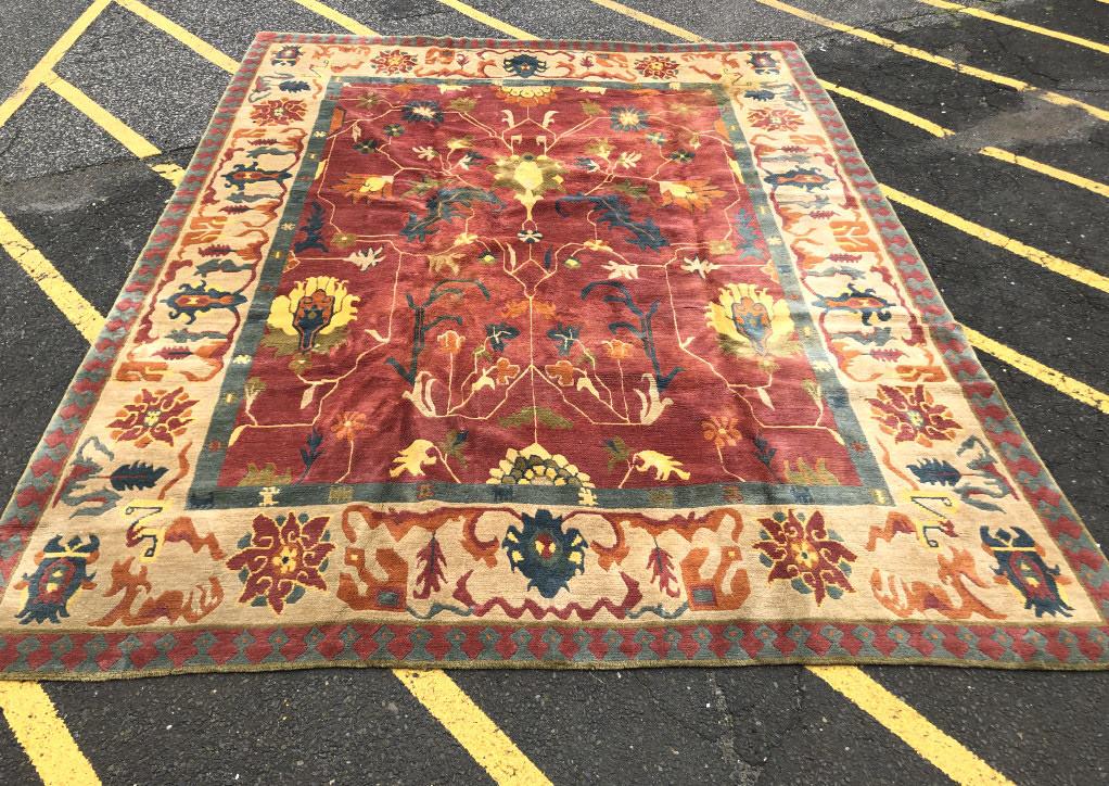 Nepal Tibetan Floral Design Carpet 15' x  11' 10" (1 of 7)