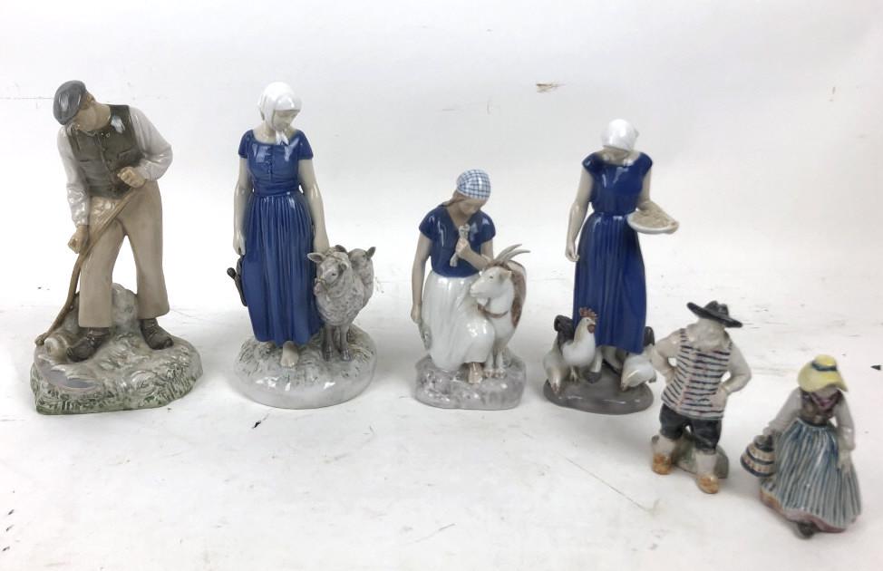 A group of 4 B & G Porcelain Figures Together with 2 (1 of 14)