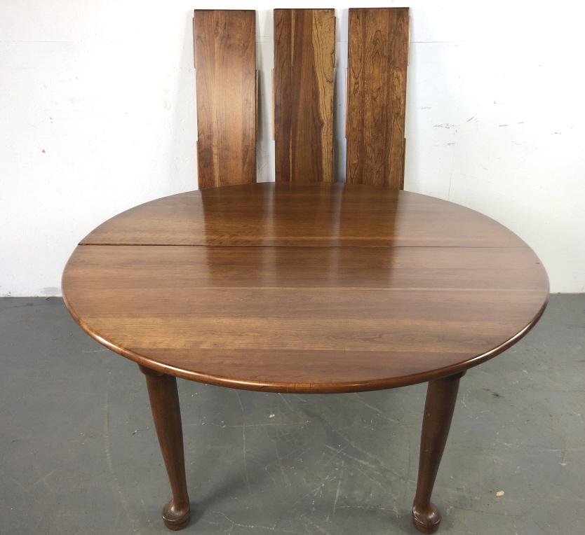 Stickley Cherry Dining Table 29" h x 54" diameter with (1 of 5)