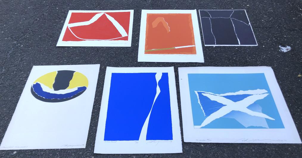 Adja Yunkers Lot of 6 Abstract Lithographs All Pencil (1 of 20)
