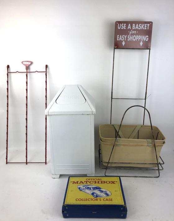 A Group of Store Advertising Displays Including a Toms (1 of 8)