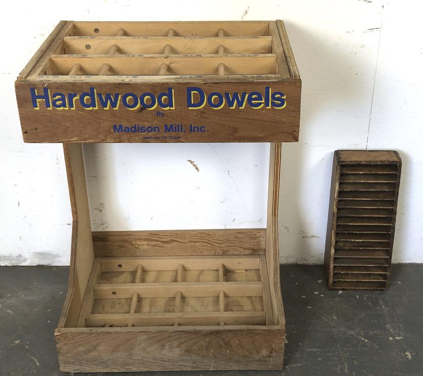 Store Hardwood Dowel Display Together with wooden store (1 of 4)