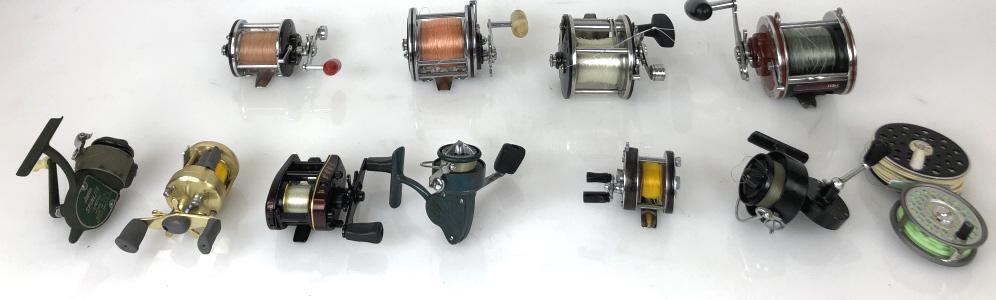 Group of 12 fishing reels Including 4 Penn deep sea (1 of 11)