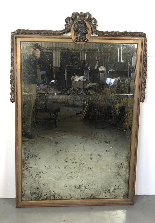 Neoclassical Style Framed Mirror. With antique mirrored (1 of 6)