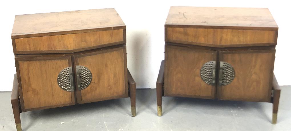 A Pair of Helen & Hobey  MCM Nightstands Manufactured (1 of 8)