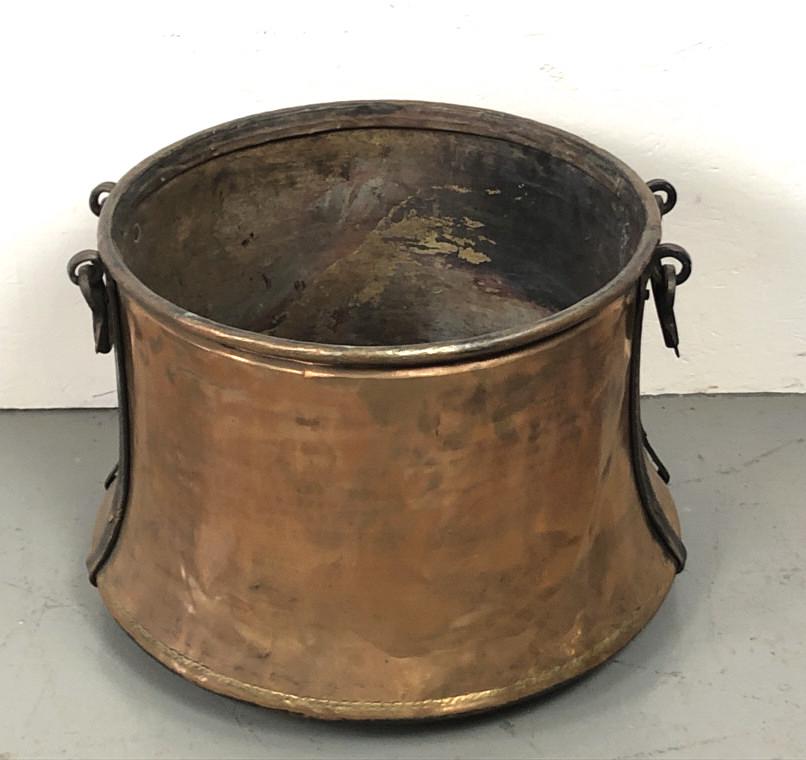 Large Copper Pail Measures approx. 15"(H) x 21" (1 of 3)