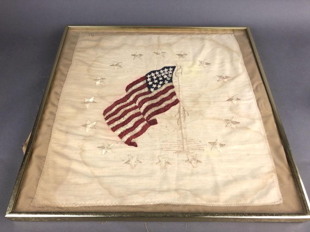 American Needlepoint of U.S. Flag. Depicting 23 star (1 of 5)