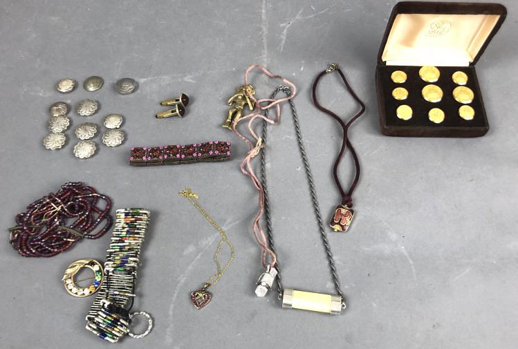 A Group of Costume Jewelry Including some sterling (1 of 5)