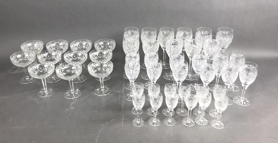 Partial Cut Crystal Stemware Set. Comprising of 11 (8") (1 of 8)