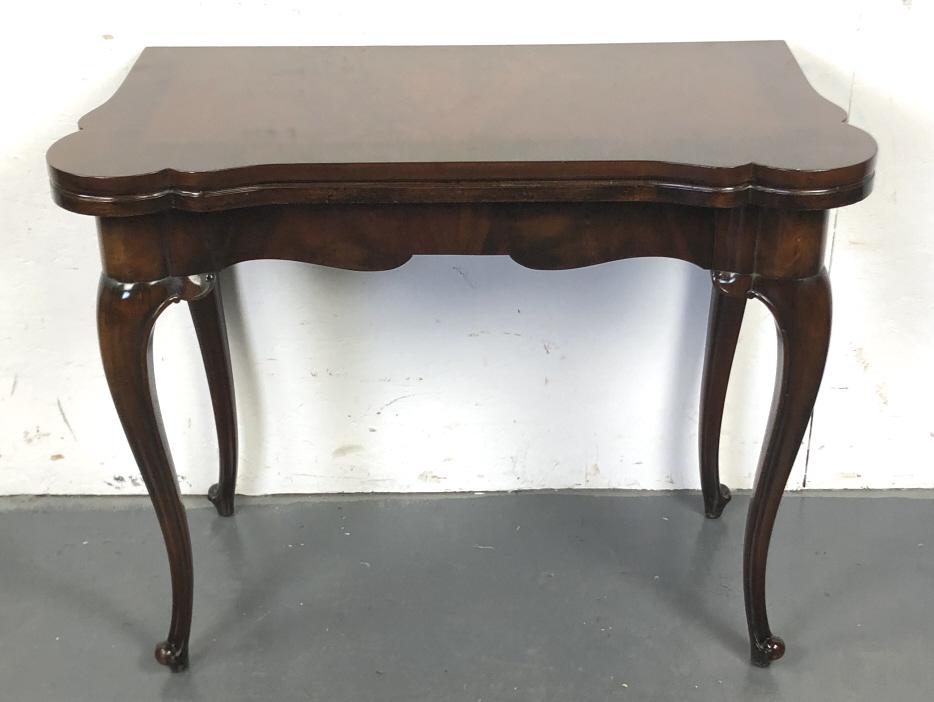 Georgian Style Mahogany Fold-over Card Table 28 1/4"h x (1 of 6)