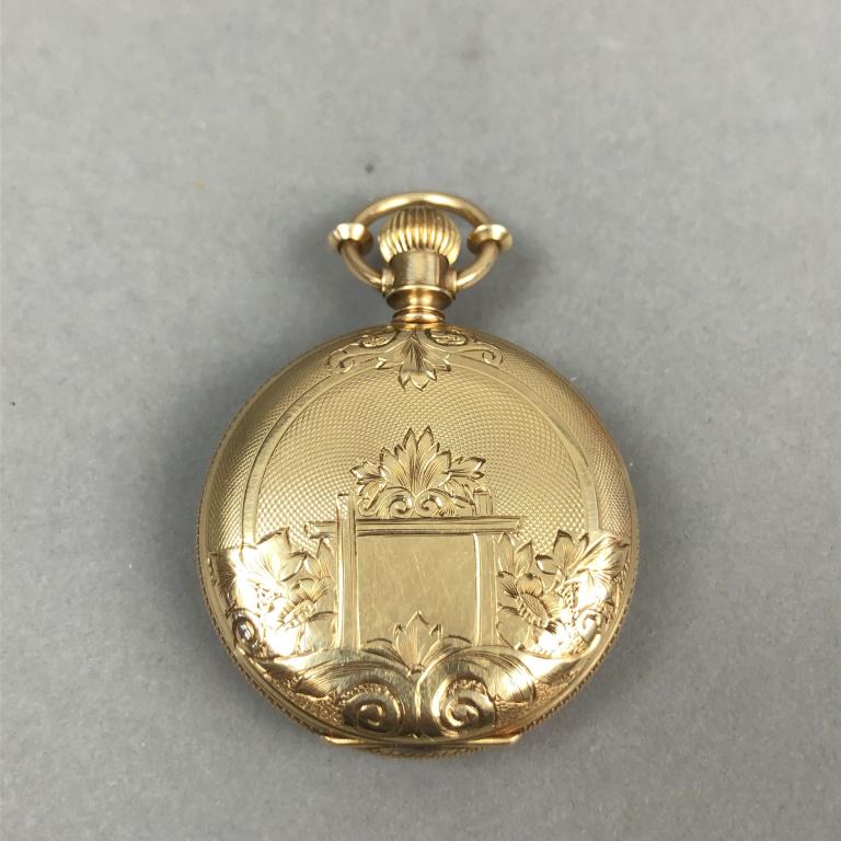 A 14K Gold Pocket Watch 2 3/4" long Condition, (1 of 3)