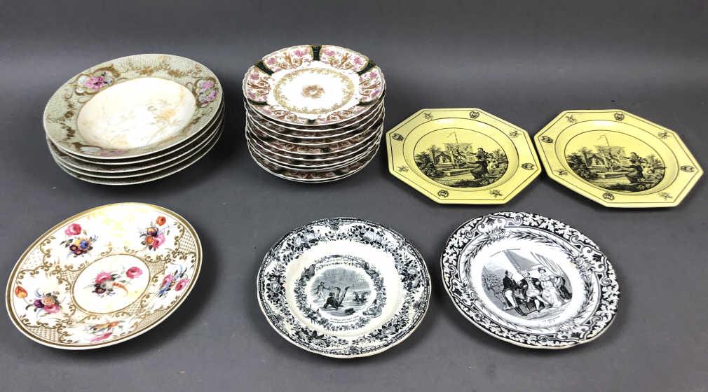 A Group of Miscellaneous Porcelain Plates Including 10 (1 of 12)