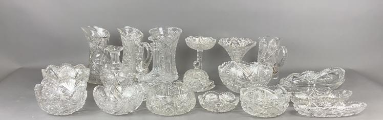 A Group of Cut Glass Table Articles (1 of 13)