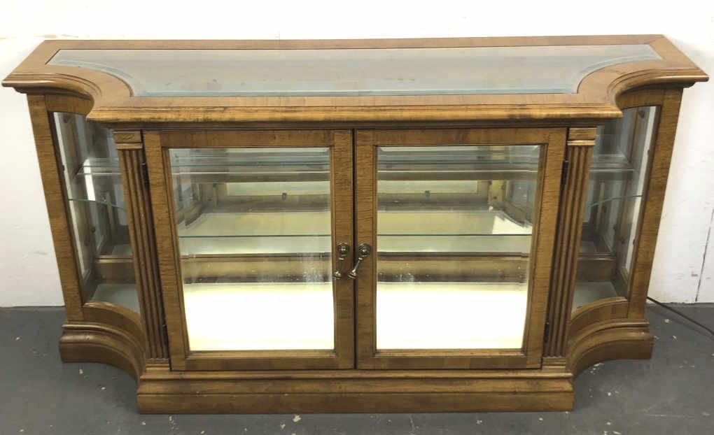 Fruitwood Vitrine Cabinet (1 of 6)