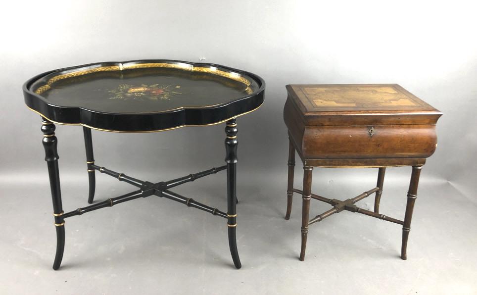 A Tole Tray on Stand (1 of 6)