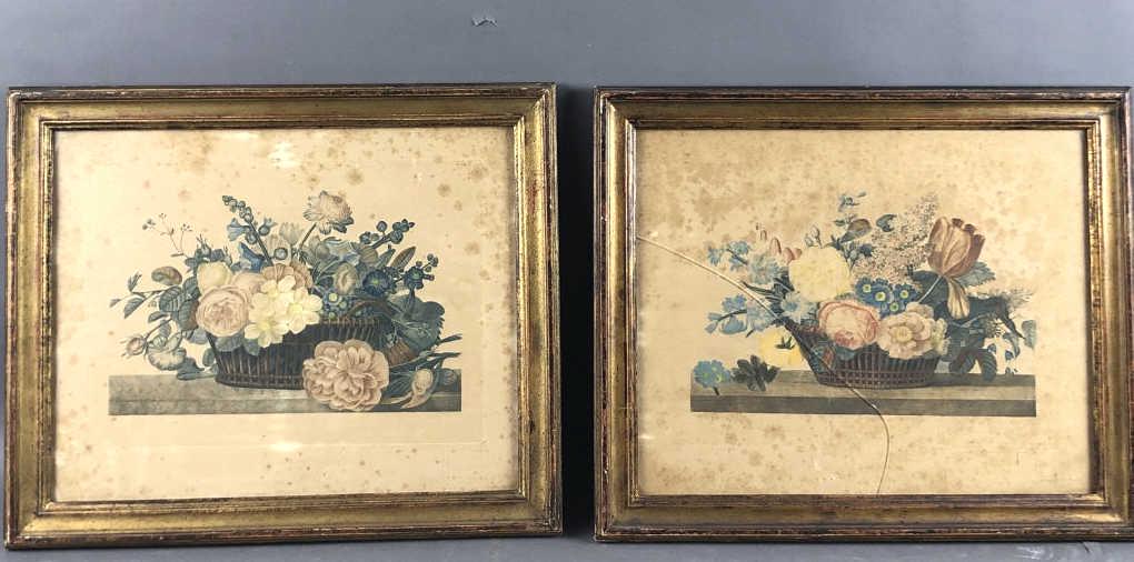 A Pair of 19th Century Still Lifes w/ Gilt Frames (1 of 4)