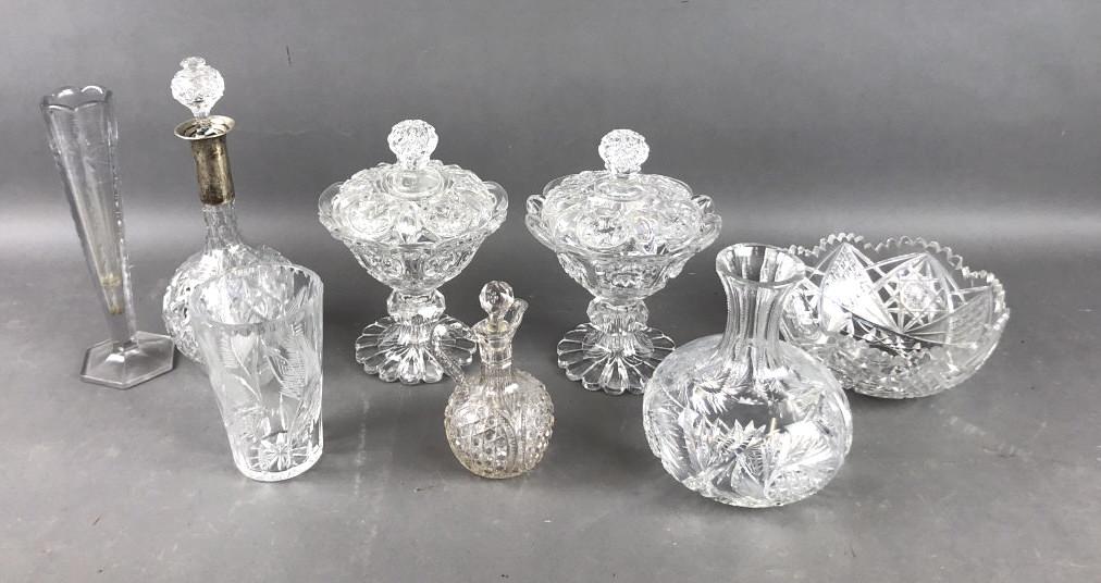 Group of Cut Glass Table Articles (1 of 9)