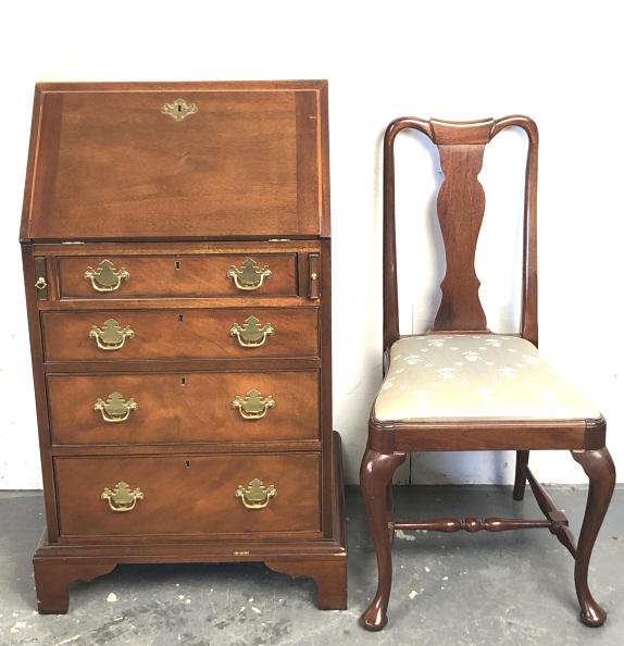 Baker Mahogany Slant Front Desk (1 of 9)