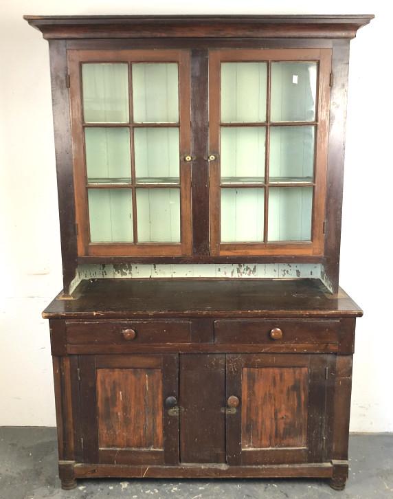 19th Century American Step Back Cabinet (1 of 6)