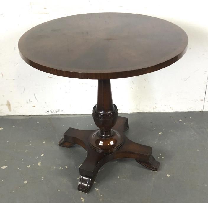 Regency Style Mahogany Circular Side Table. (1 of 3)