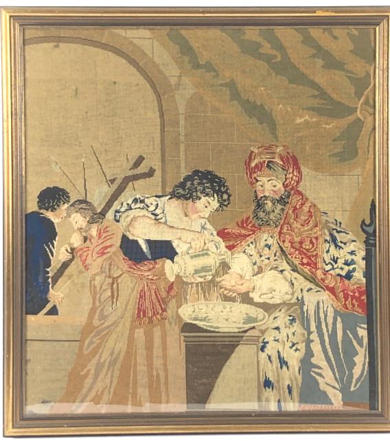 Framed  Religious Needlepoint (1 of 6)