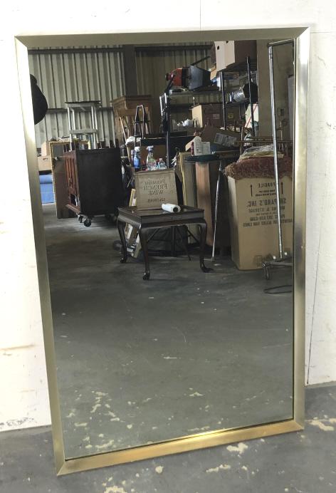 Gilt Metal Framed Mirror (1 of 3)