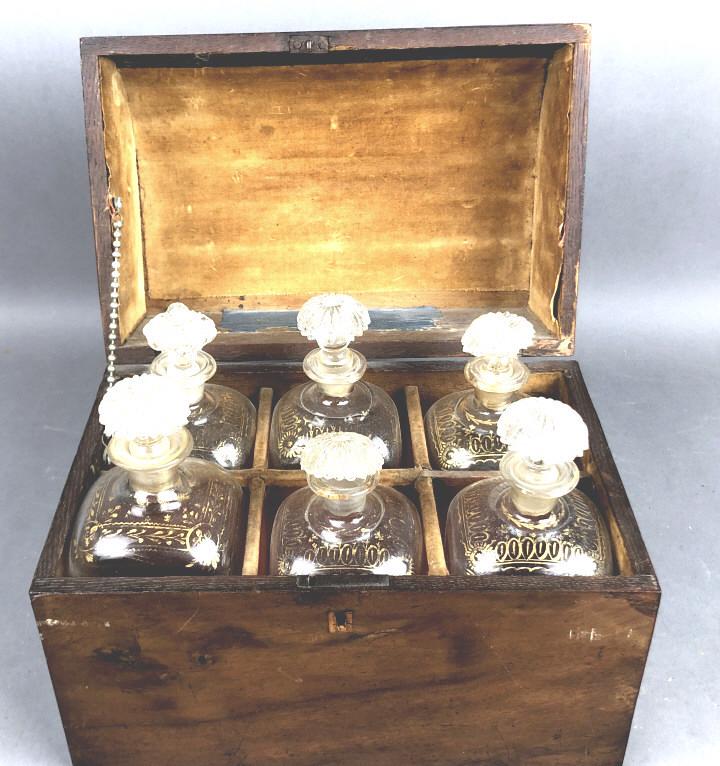 19th Century Mahogany Decanter Box (1 of 10)
