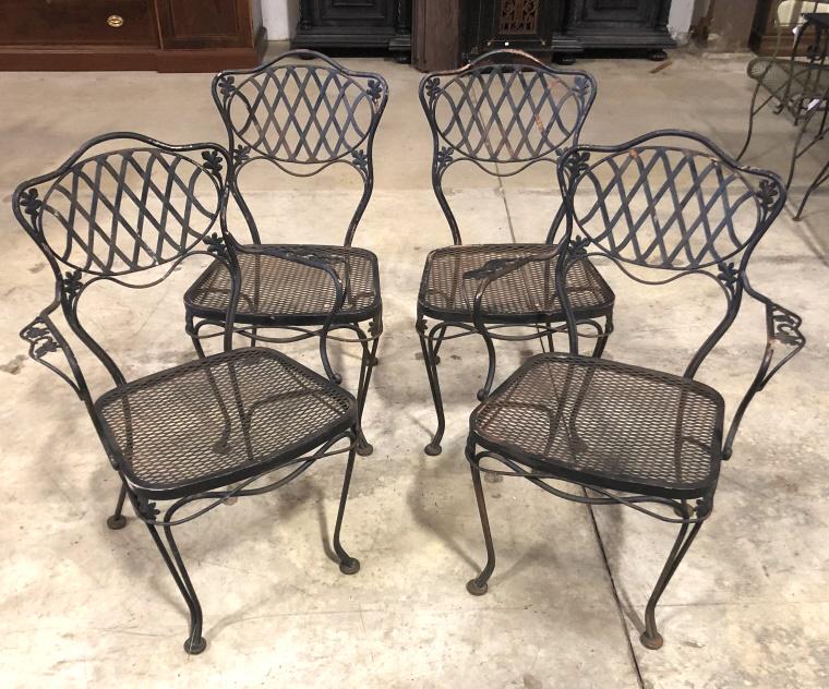 carolina forge wrought iron chairs