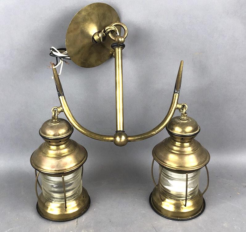 Nautical Style Anchor & Lantern Chandelier (1 of 6)