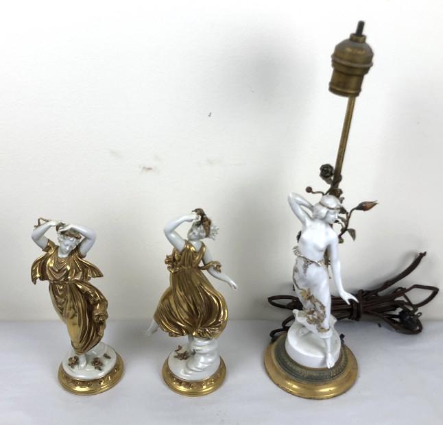 Pair of Capo Di Monte Porcelain Figures (1 of 11)