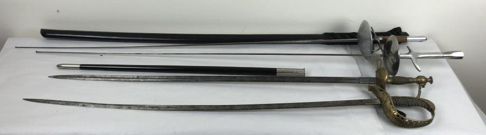 Group Of 4 Swords (1 of 9)