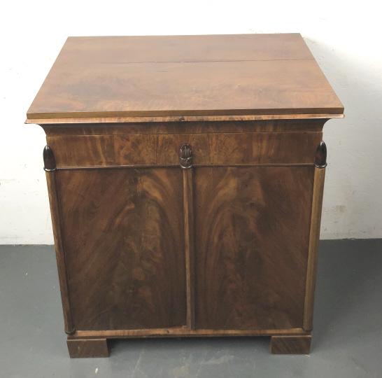 Empire Style Mahogany Side Cabinet (1 of 7)