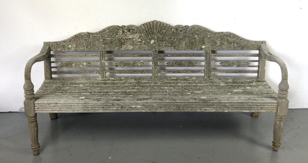 Teak Wood Garden Bench (1 of 6)