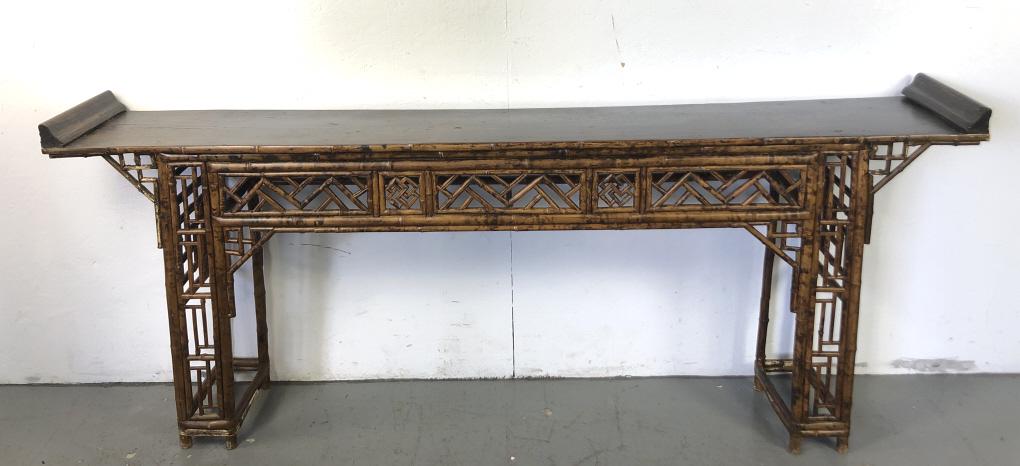 Asian Bamboo & Hardwood Altar Table (1 of 6)