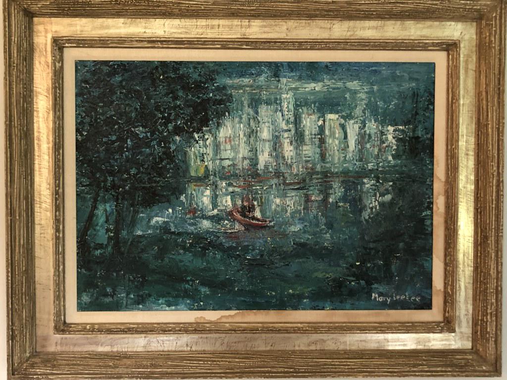 Abstract Boat On River (1 of 4)
