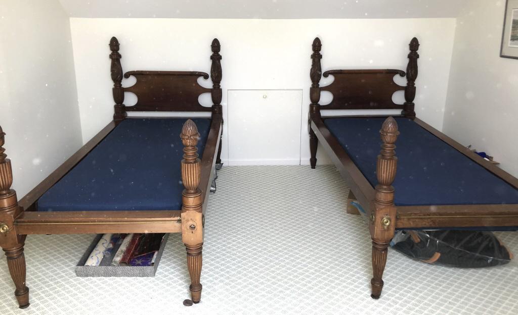 Pair Of Empire Style Beds (1 of 6)