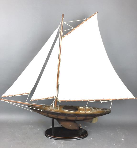 Sailboat Model on Stand (1 of 9)
