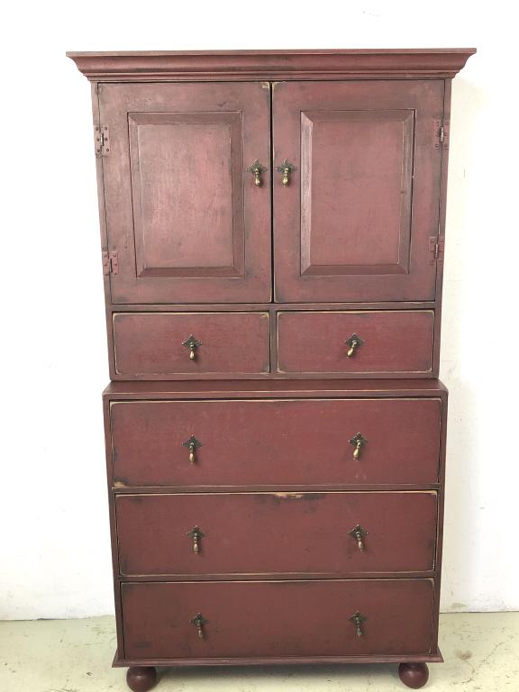 William Mary Style Step Back Cupboard by Seraph (1 of 4)