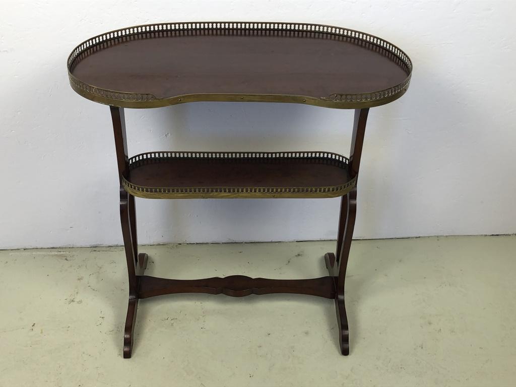Louis XVI Style Kidney Shaped Side table (1 of 4)