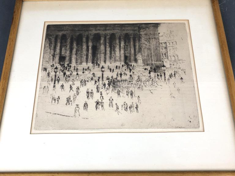 Joseph Pennel -  St. Pauls' Etching (1 of 3)