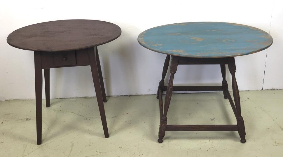 2 Farmhouse Country Style Painted Side Tables (1 of 7)