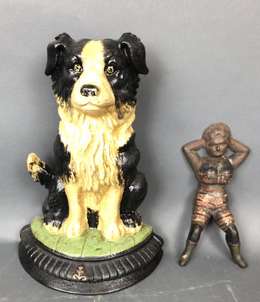 Border sales collie doorstop