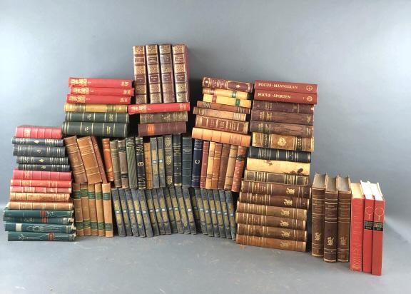 100 Mostly Scandinavian Leather Bound Books (1 of 5)
