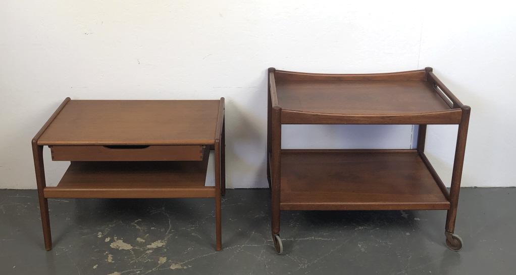 Danish Modern Teak Bar Cart (1 of 9)
