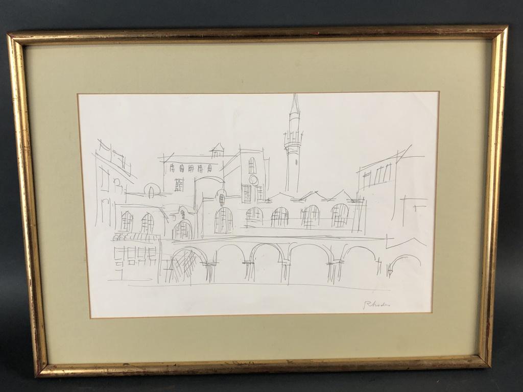 Jean Dufy (1888-1964) Pencil Drawing (1 of 6)