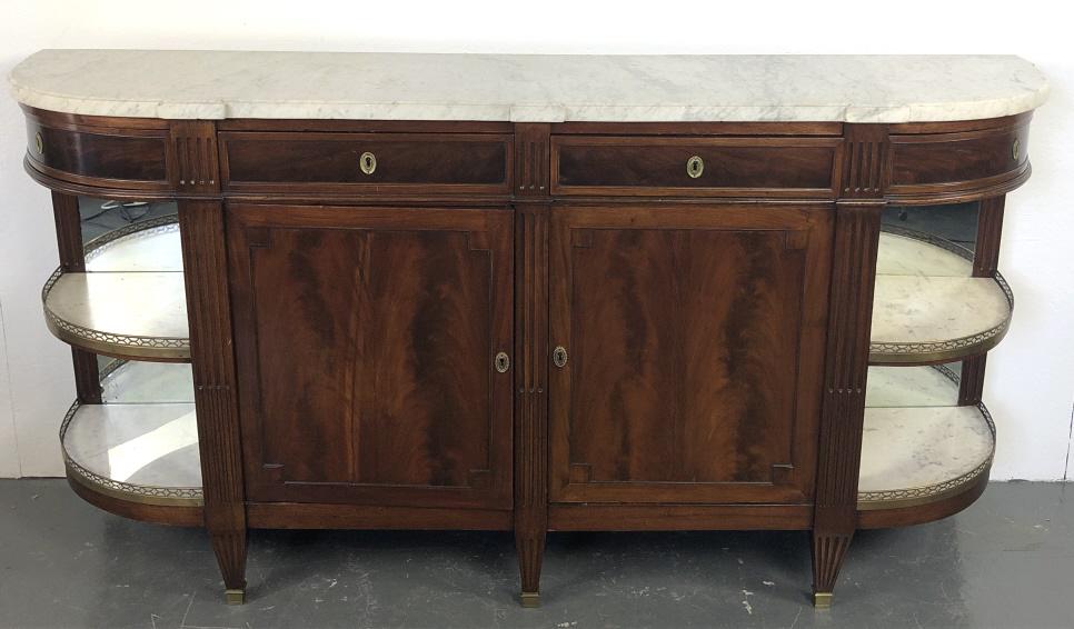 A Louis XVl Style Marble Top Server. (1 of 4)