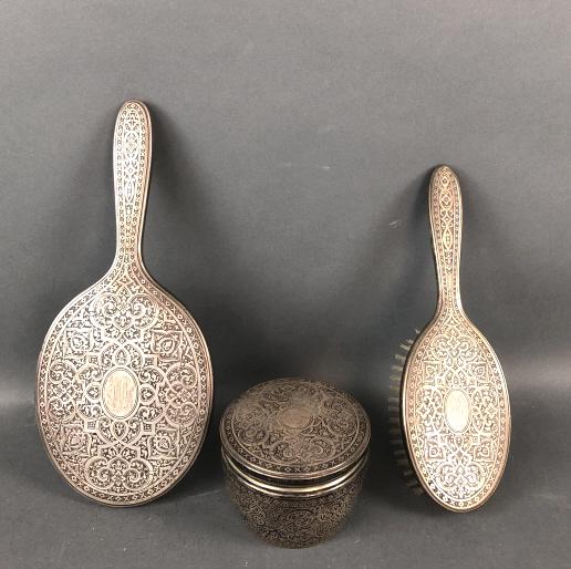 Partial Tiffany Sterling Silver Vanity Set (1 of 6)