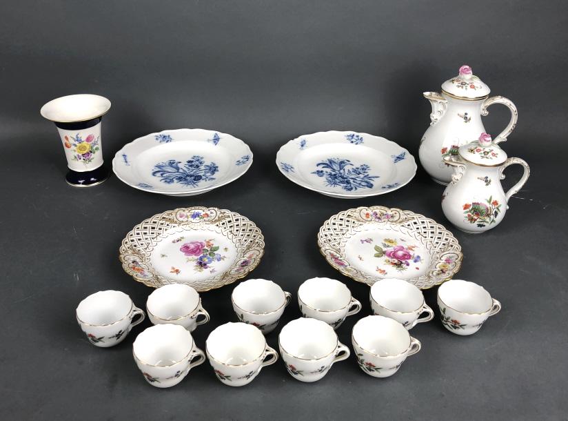 A Group of Meissen Porcelain Articles (1 of 17)